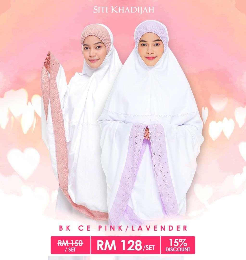 Telekung Siti Khadijah Asli Muslimah Fashion Two Piece On Carousell