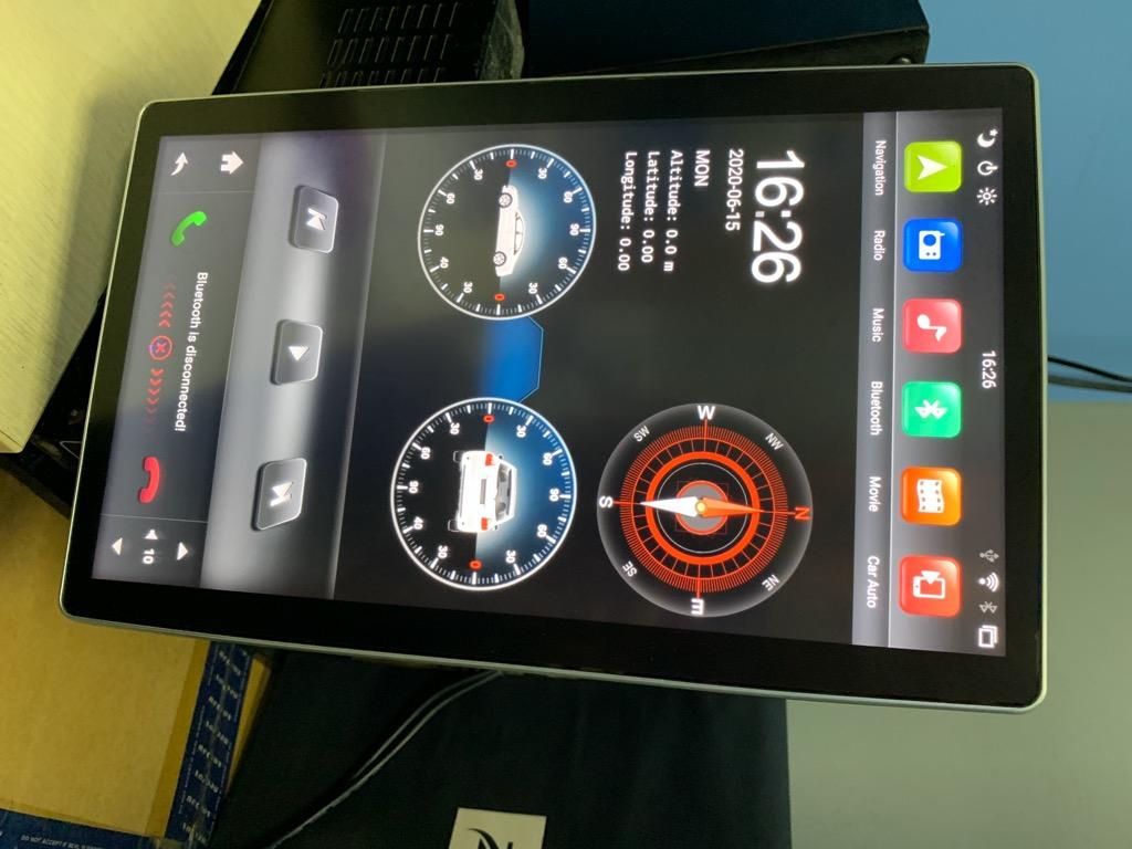 tesla type universal android infortainment head unit double din car accessories electronics lights on carousell