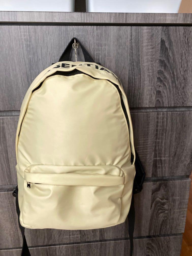 Fear of god essentials graphic backpack cream outlet