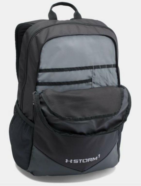 Under Armour UA Youth Storm Scrimmage Backpack Black, Men's Fashion