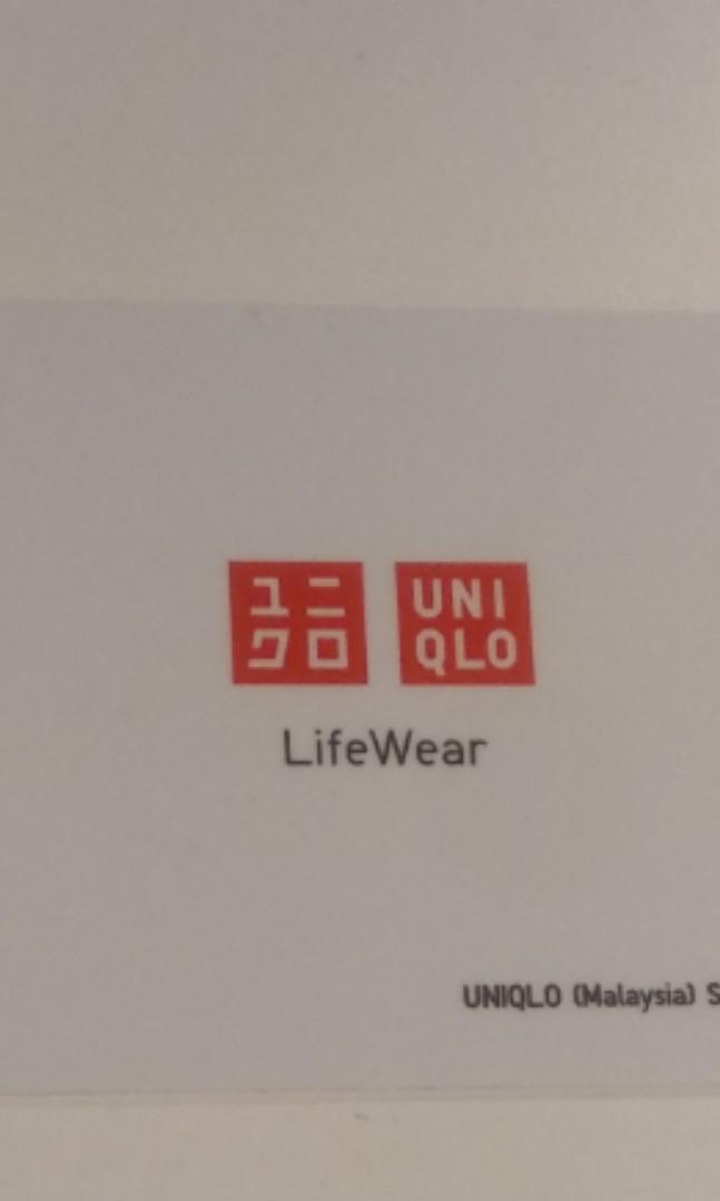Uniqlo Shopping Voucher 50rm Tickets Vouchers Gift Cards