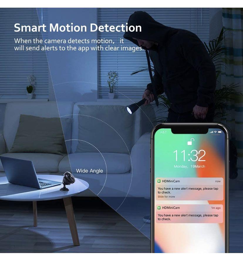 Victure PC240 1080P FHD Mini Spy Camera Wireless Hidden Cam