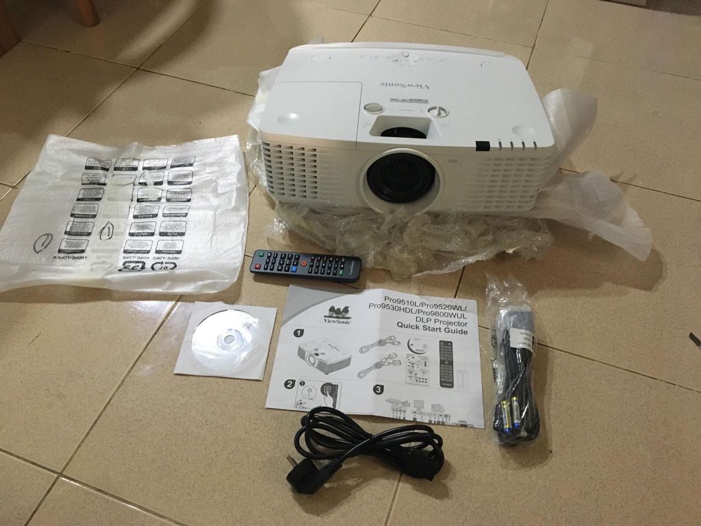 View Sonic Pro 9510l 3d Home Theater Projector Electronics