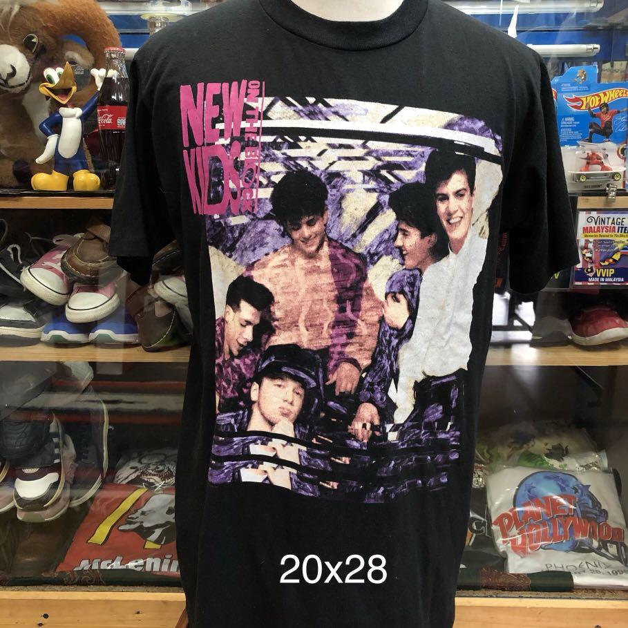Vintage 90s New Kids On The Block Nkotb Tour Band Shirt L Men S