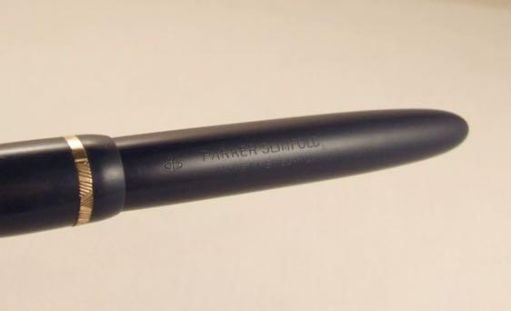 Vintage 14K Gold Nib Parker Slimfold Royal Blue Fountain Pen (mint ...