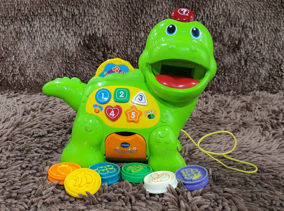 vtech chomp & count dino
