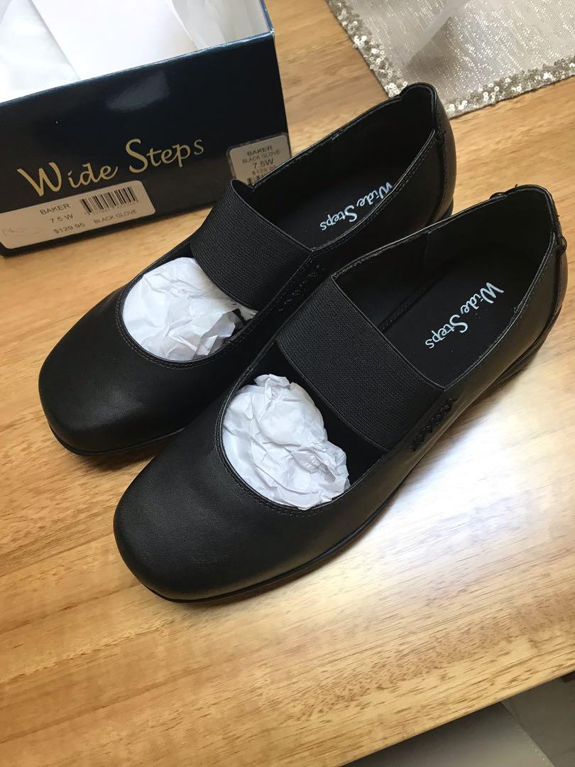 wide step shoes