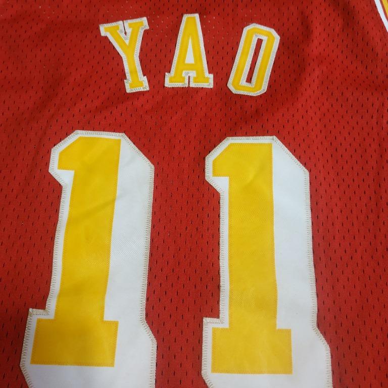 ThingsIBuyForYou Yao Ming Vintage Reebok Authentic Basketball Jersey