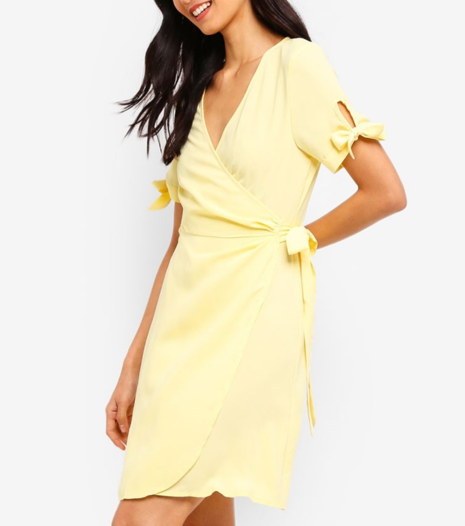 zalora wrap dress