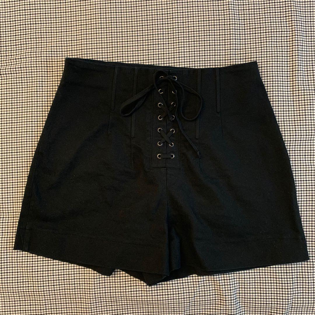 Black corset shorts Clearance