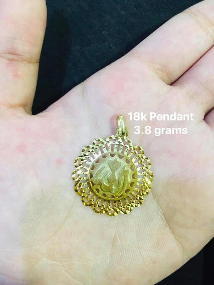18k Gold Pendant Per Gram Women S Fashion Jewelry Necklaces On Carousell