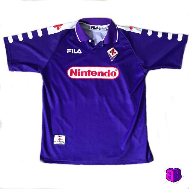 1998 99 Fiorentina Fc Retro Jersey Newbiejune Sports Sports