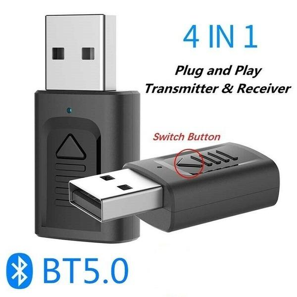 Latest Portable Stereo Wireless Bluetooth 5.0 Music Transmitter