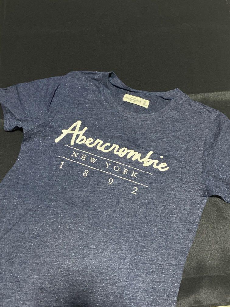 Abercrombie Fitch T Shirt Navy Blue Women S Fashion Clothes Tops On Carousell