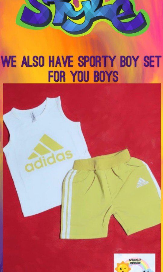 adidas yellow set