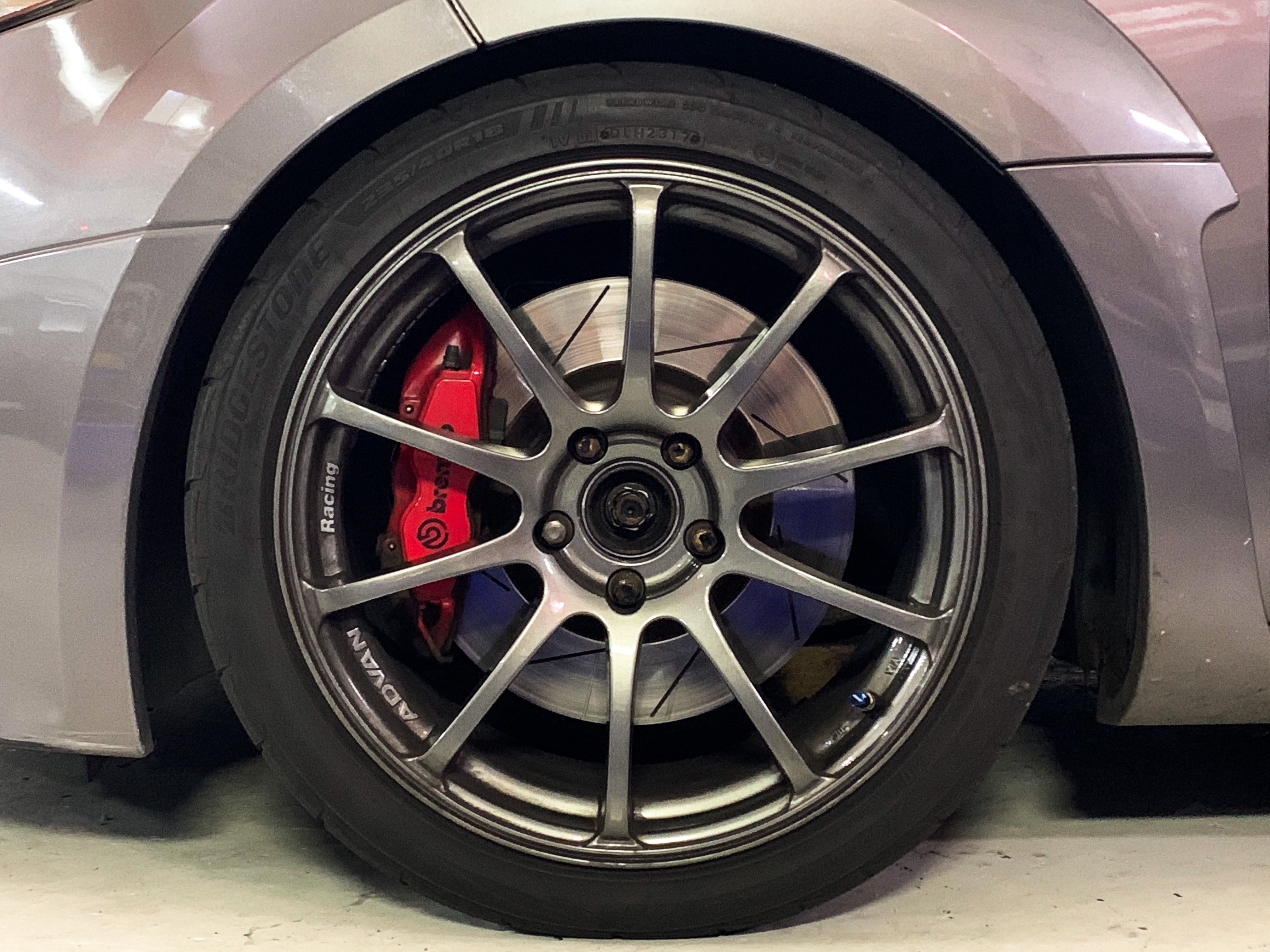 Advan RS 18 x 8 114.3 , Car Accessories, Tyres & Rims on Carousell