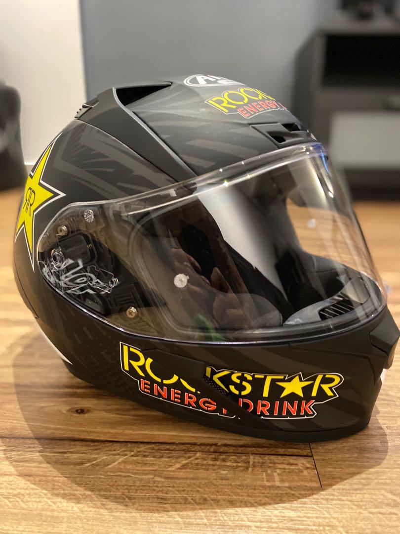 Airoh Valor Helmet Rockstar Energy Drink Auto Accessories on