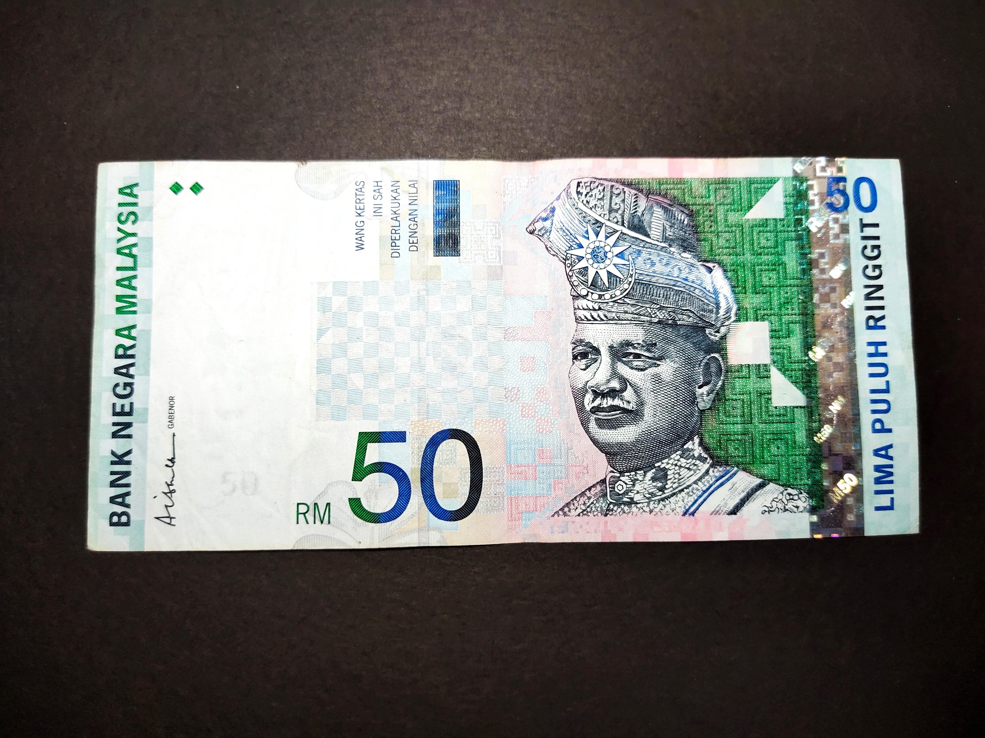 Ali Hassan Side Sign 9th Edition Rm 50 Last Prefix Nice Number Antiques Currency On Carousell