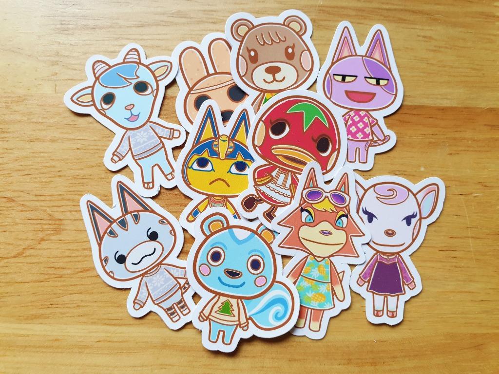 Animal Crossing Stickers Villagers V2 Characters Laptop Decal Diecut