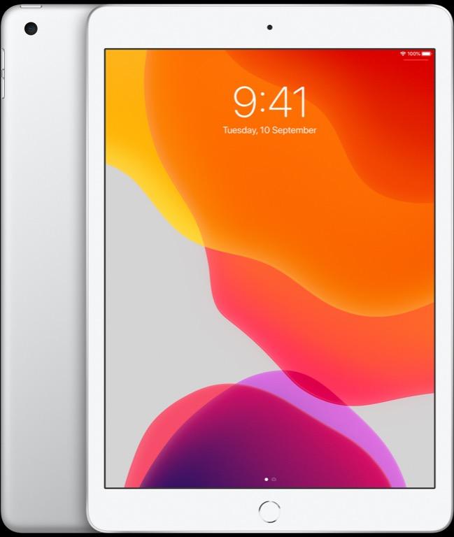 Apple iPad 10.2吋2019 (第7代) Wi-Fi 32GB Silver, 手提電話, 平板