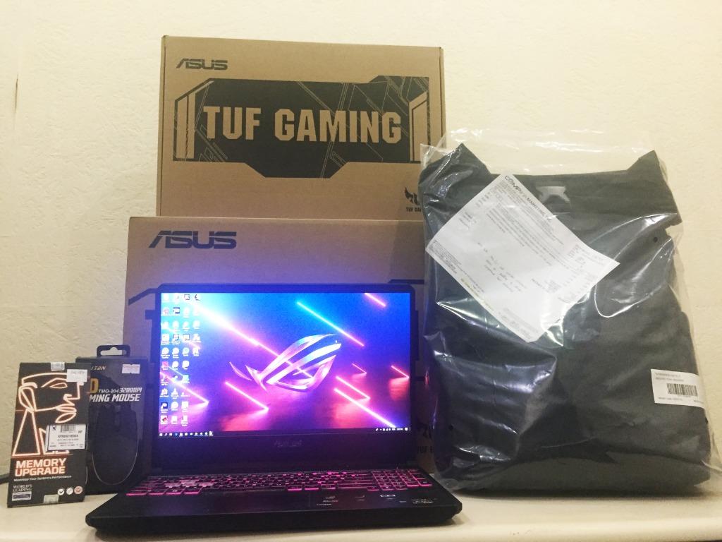 Asus Tuf Gaming Laptop Ryzen 5 Nvidia Gtx 1650 12gb Ram 512gb Ssd Complete Packaging Electronics Computers Laptops On Carousell