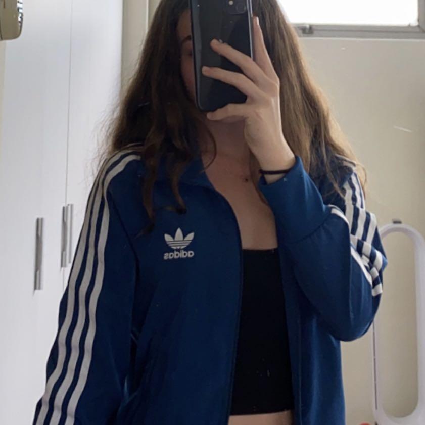 Authentic blue Adidas jacket