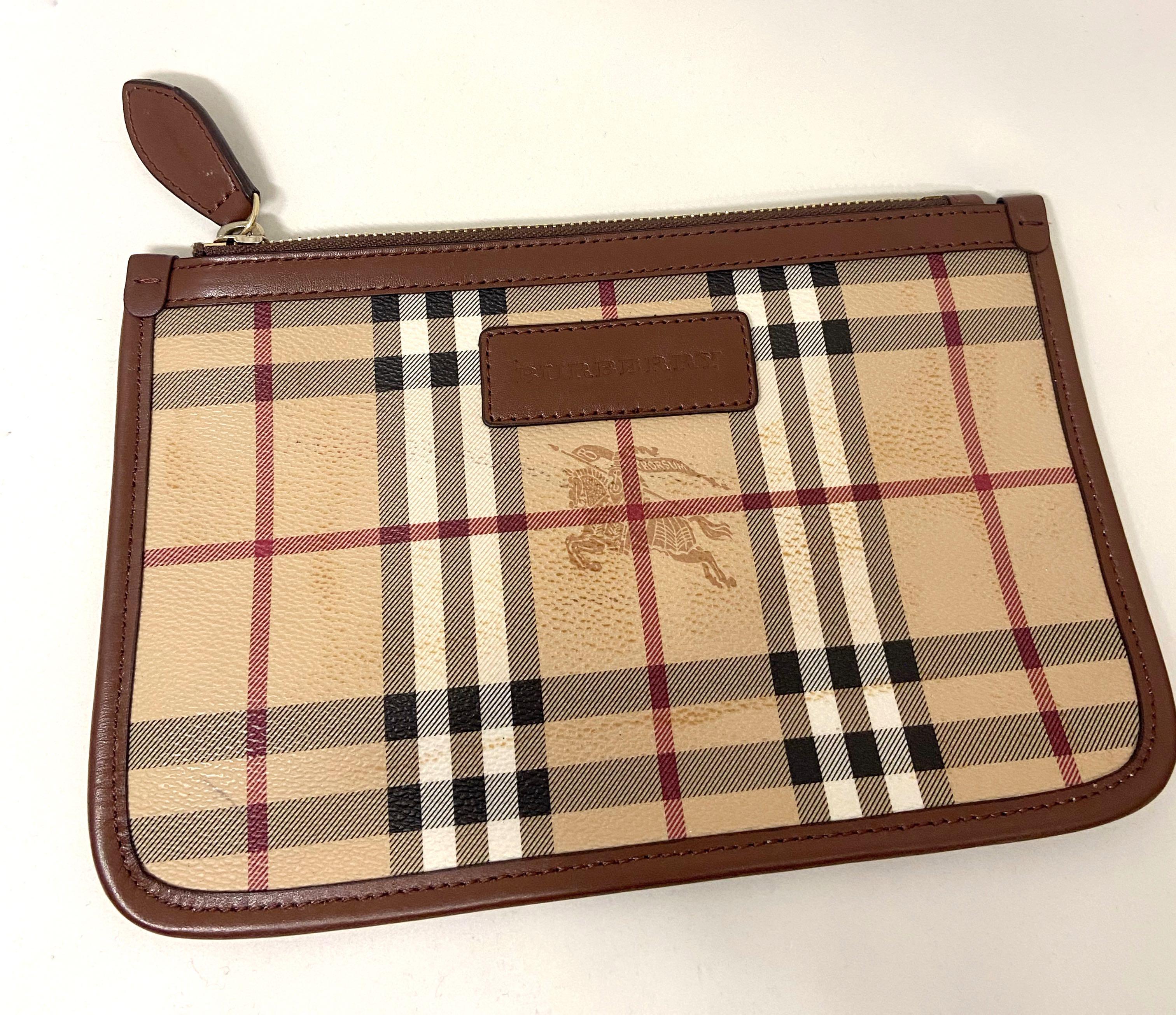 Authentic Burberry Portfolio Wallet, Luxury, Bags & Wallets on Carousell