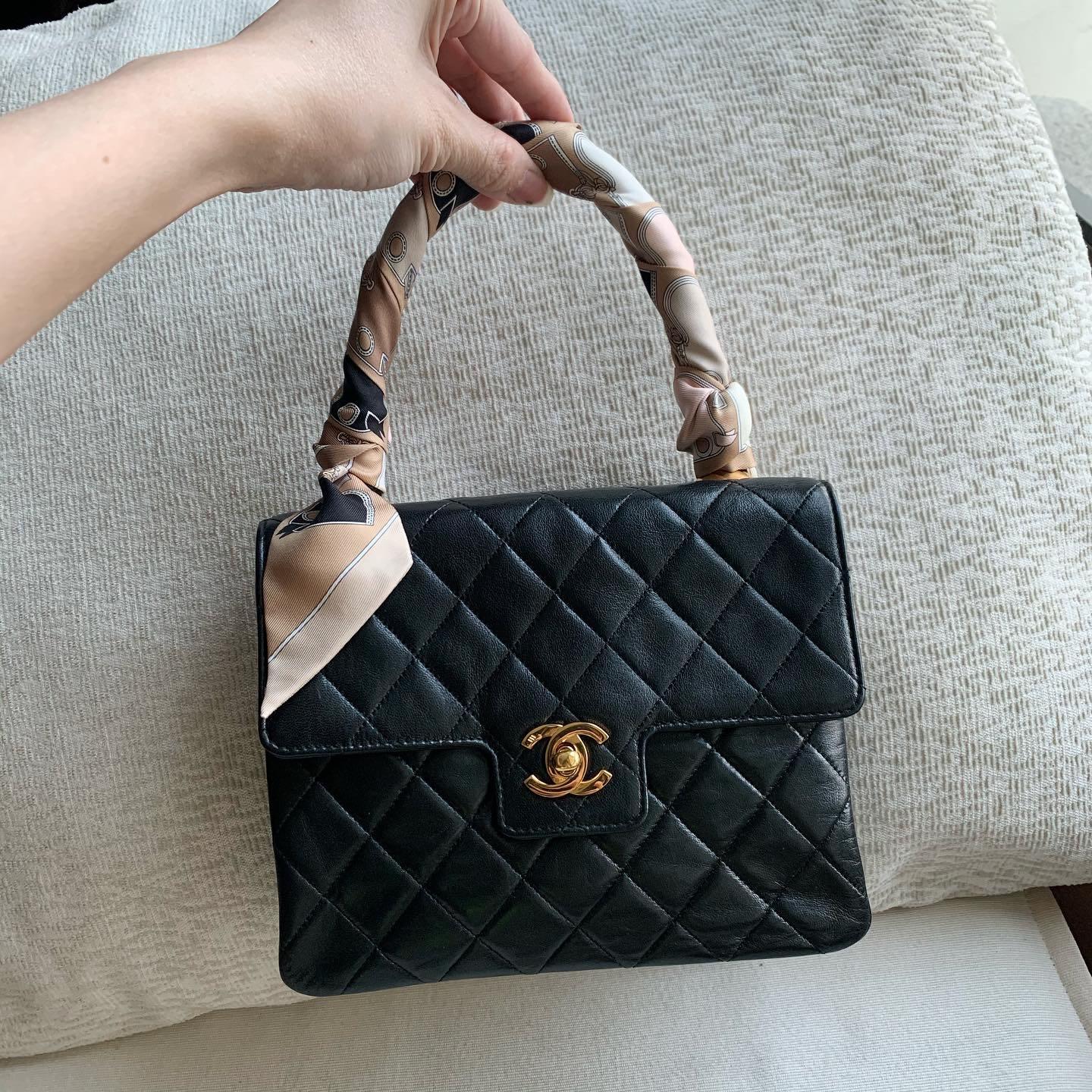 ❗SALE!!! AUTH. CHANEL VINTAGE MINI KELLY, Luxury, Bags & Wallets on  Carousell