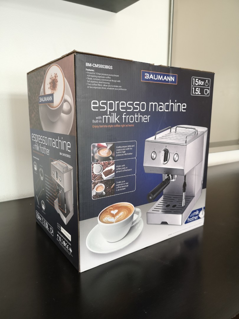 Baumann Espresso Machine with Milk 