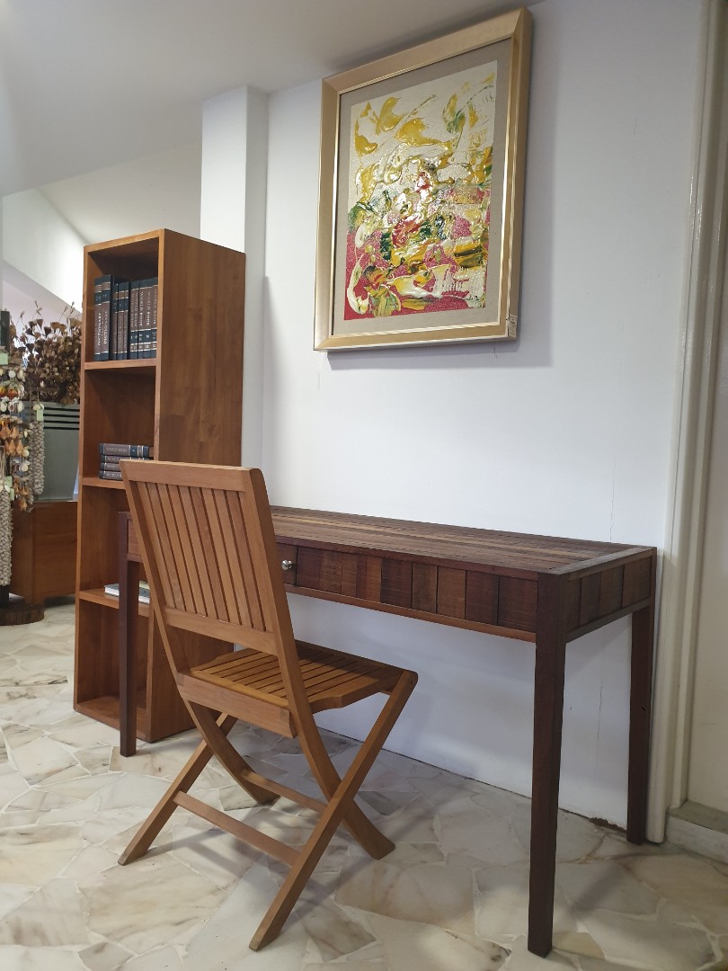 Belian Wood Working Table, Furniture & Home Living, Furniture, Tables