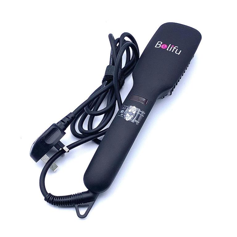 belifu ionic hair straightener brush