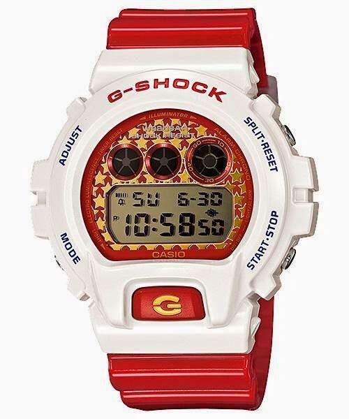 Casio G SHOCK DW 6900SC 7DR Limited Red White Colour Dragonball