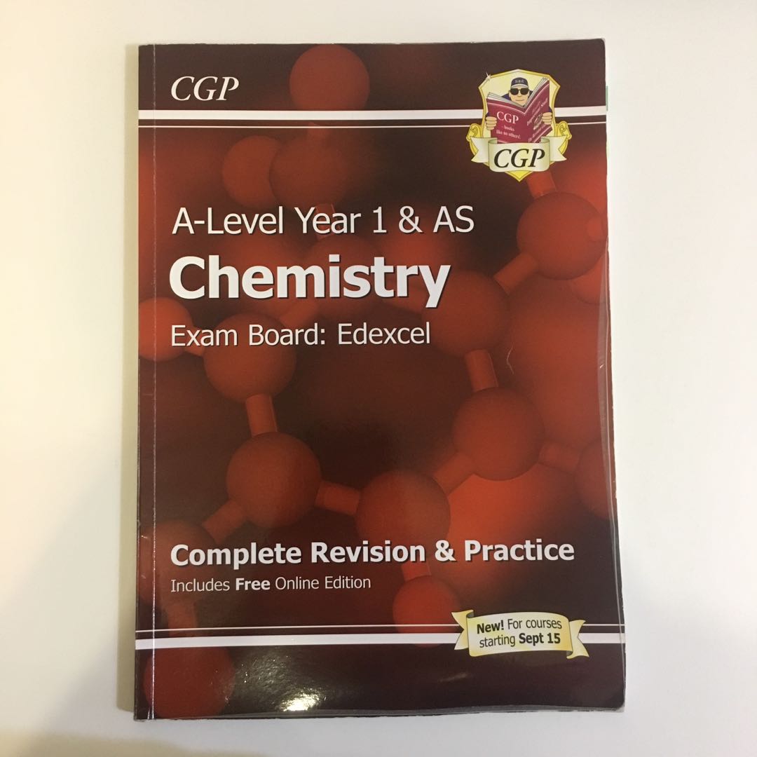 CGP A-Levels Chemistry AS Study Guide, 教科書 - Carousell