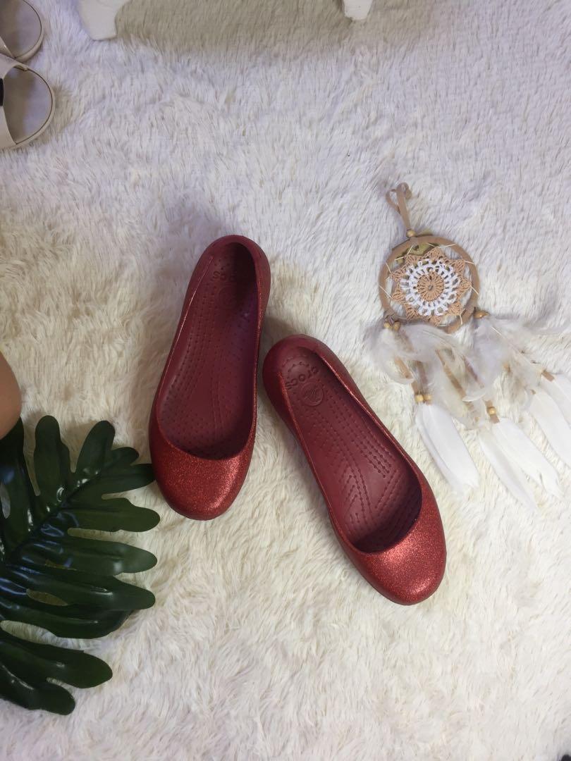 crocs red sandals