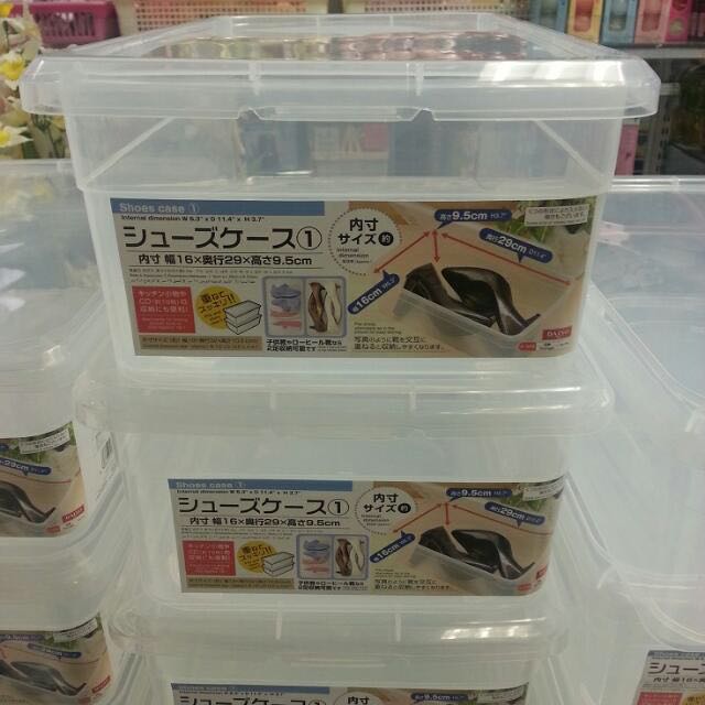 Daiso 鞋盒 shoes boxes 18pcs 6, 傢俬＆家居, 其他 Carousell