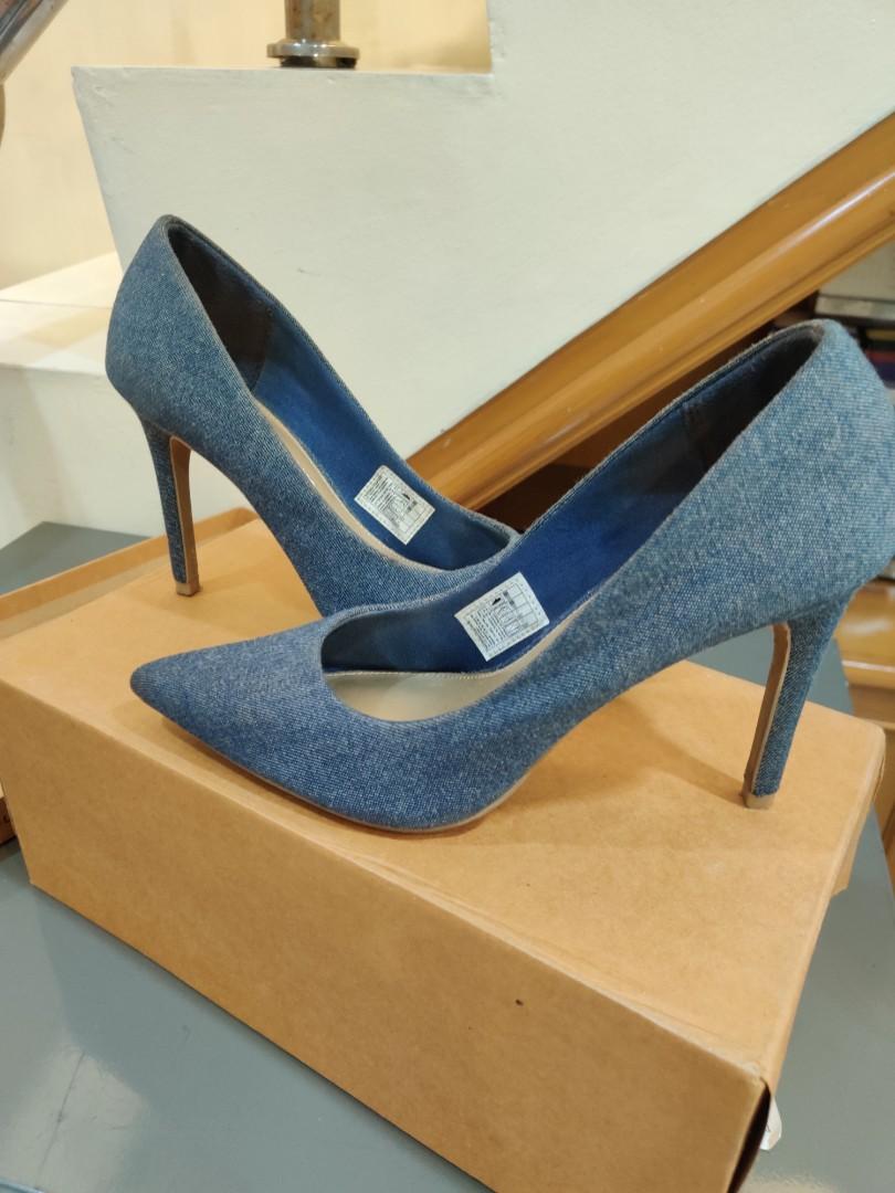 Denim Heels, Fesyen Wanita, Sepatu di 