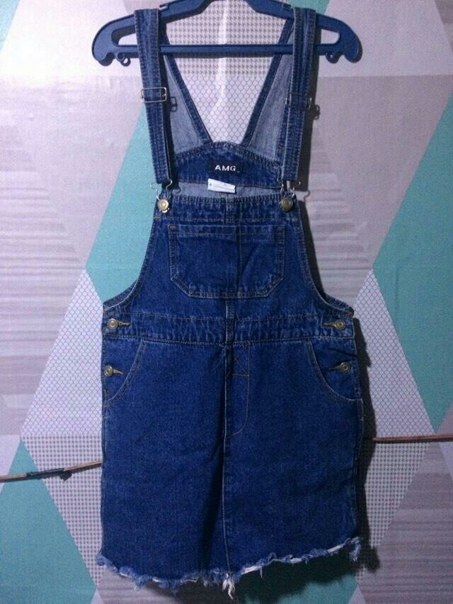overall jeans skirt