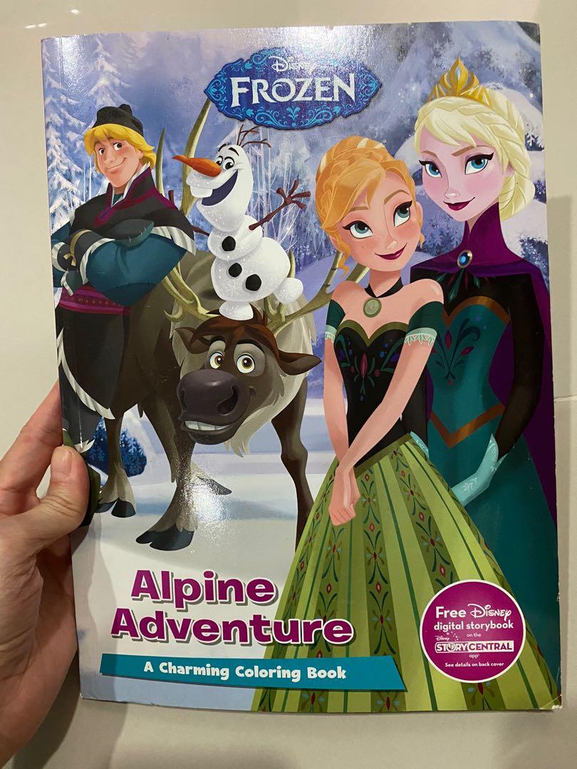 Disney Frozen coloring book, Books & Stationery, Children's ...