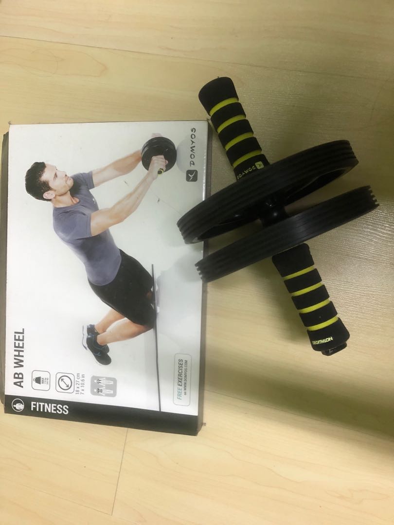 domyos ab wheel exercises
