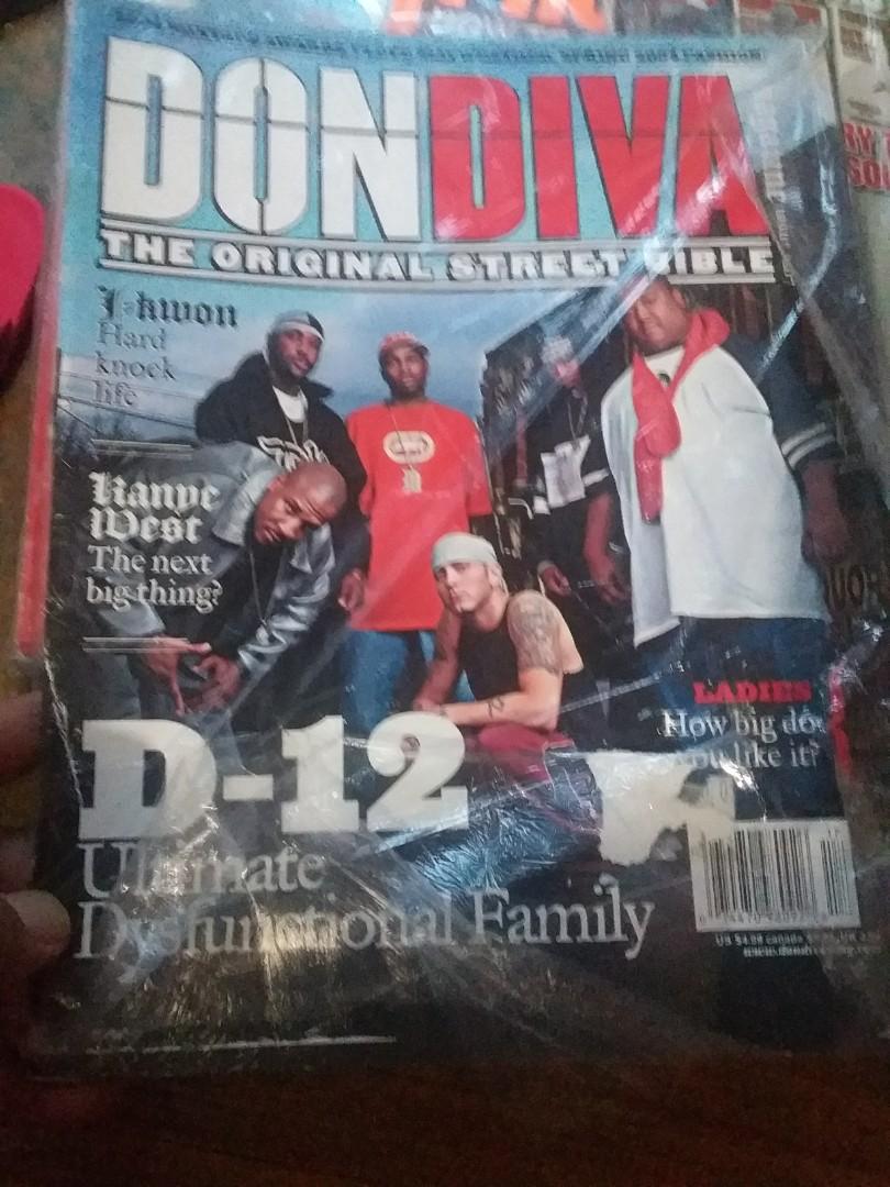 Don Diva Magazine D12 Eminem Cover Books Magazines Others On Carousell