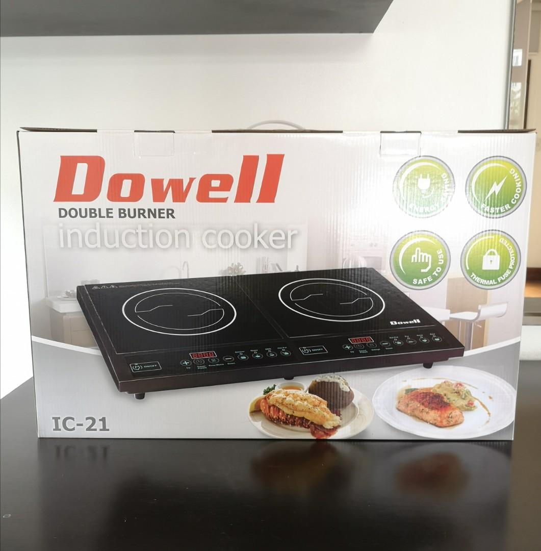 Dowell double induction hot sale cooker
