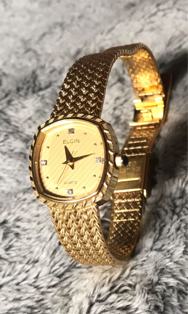 Lady elgin gold watch hot sale