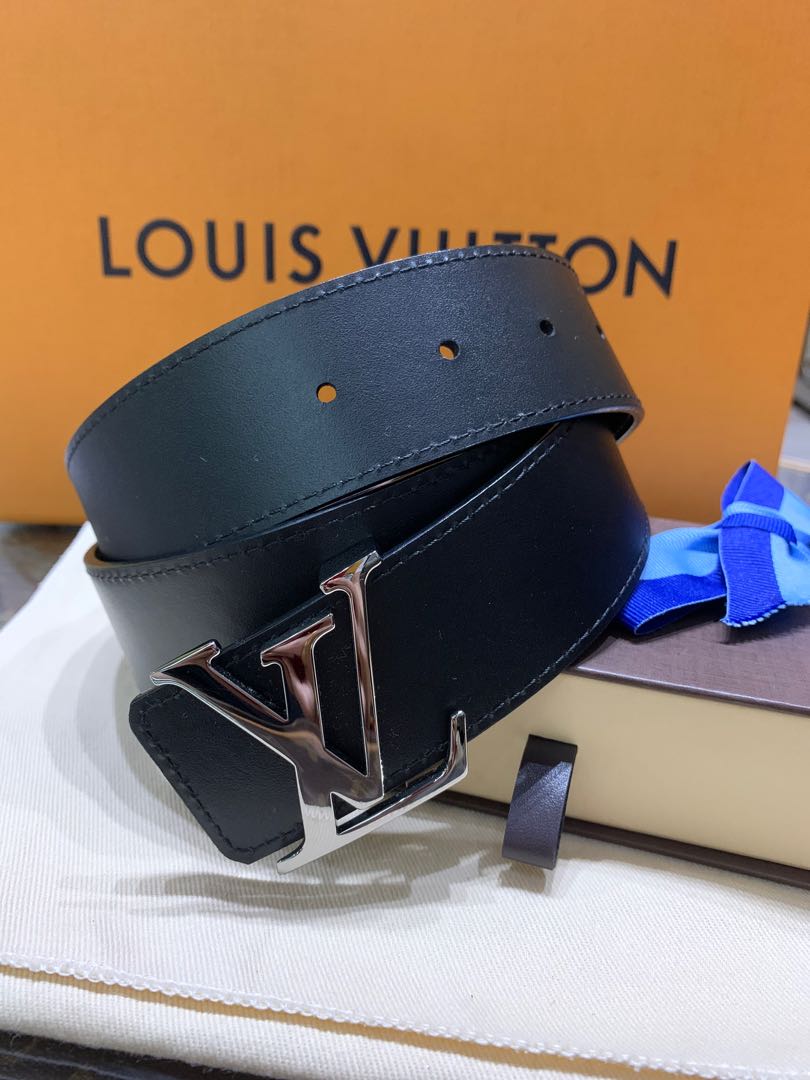 Louis Vuitton, Accessories, Louis Vuitton Lv Initiales 4mm Reversible  Belt Authentic M982