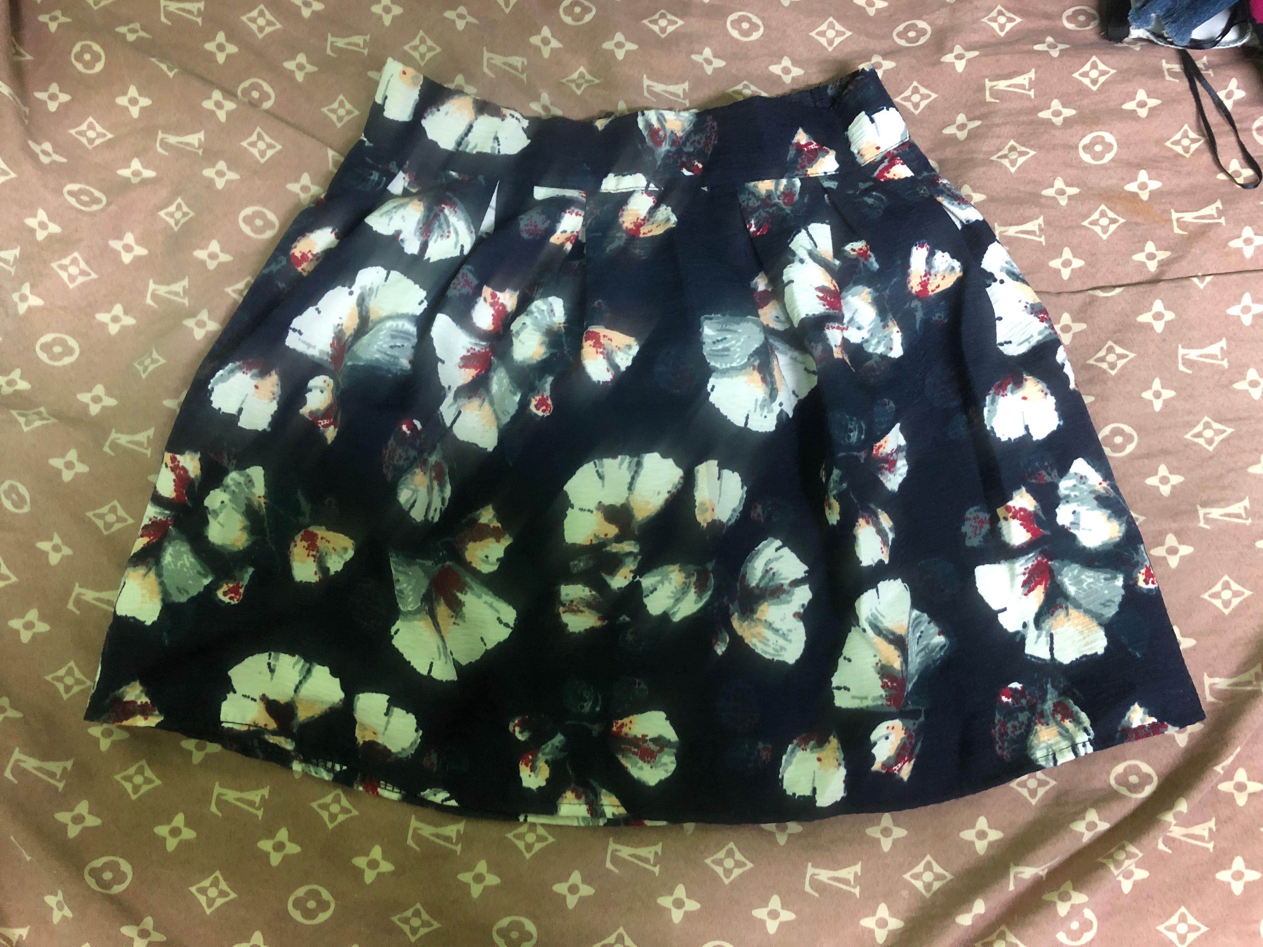 floral puffy skirt