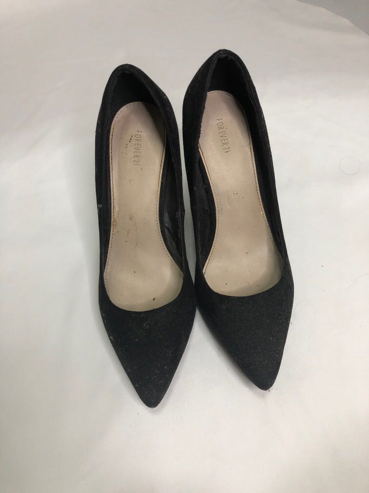 Forever 21 black heels pumps, Women's 
