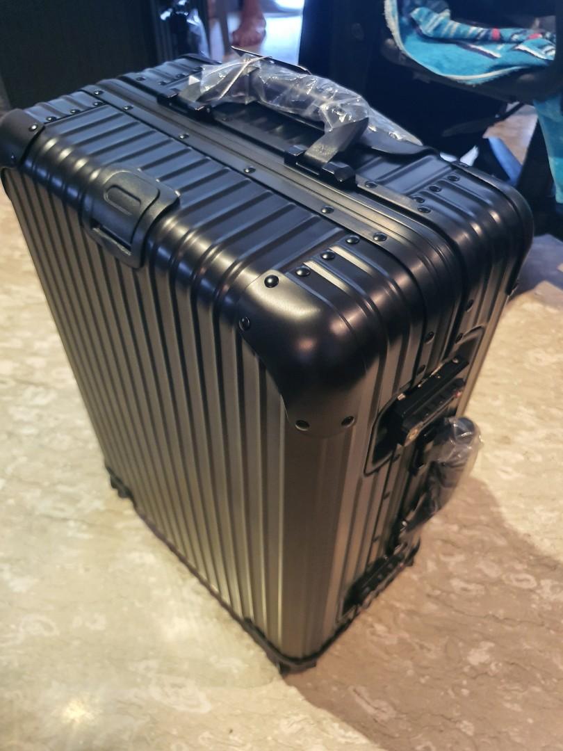 Full Metal Magnesium Alloy Cabin Size Carry On Luggage Not Rimowa Travel Travel Essentials Luggage On Carousell