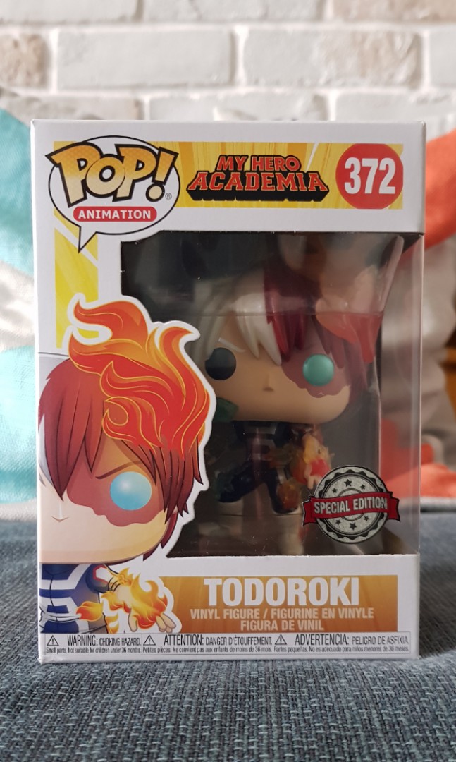 FUNKO POP - MY HERO ACADEMIA - TODOROKI METALLIC - BOX NOT PERFECT, Hobbies  u0026 Toys, Toys u0026 Games on Carousell
