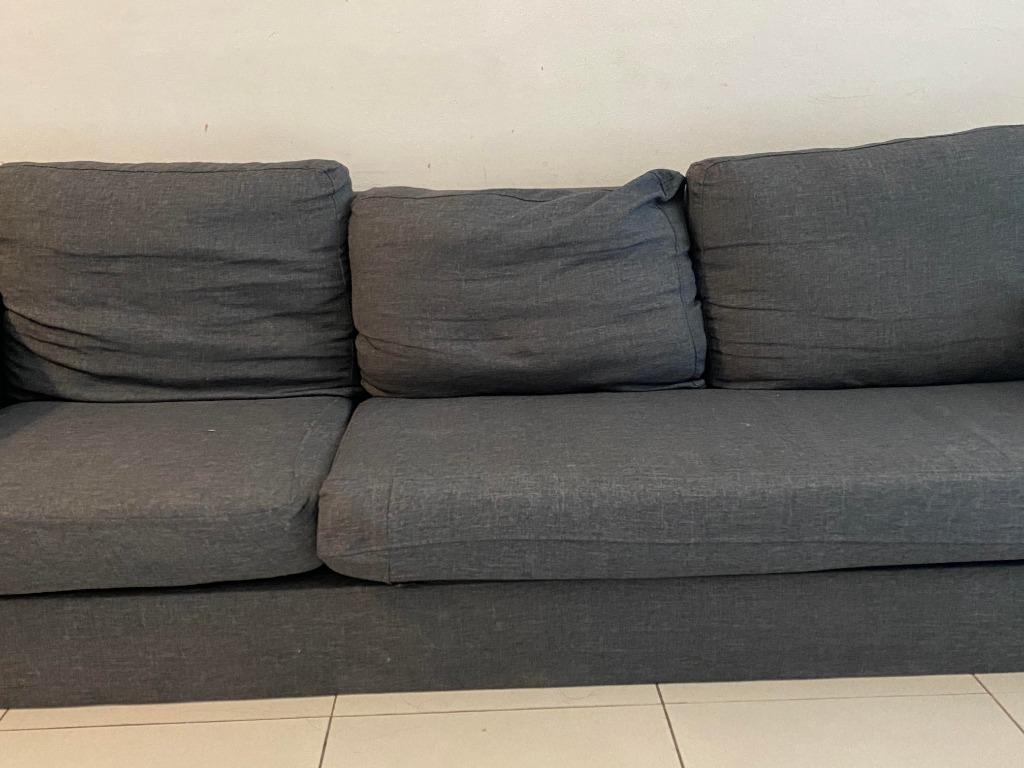Giving away old sofa for free, Furniture & Home Living, Furniture, Sofas on Carousell