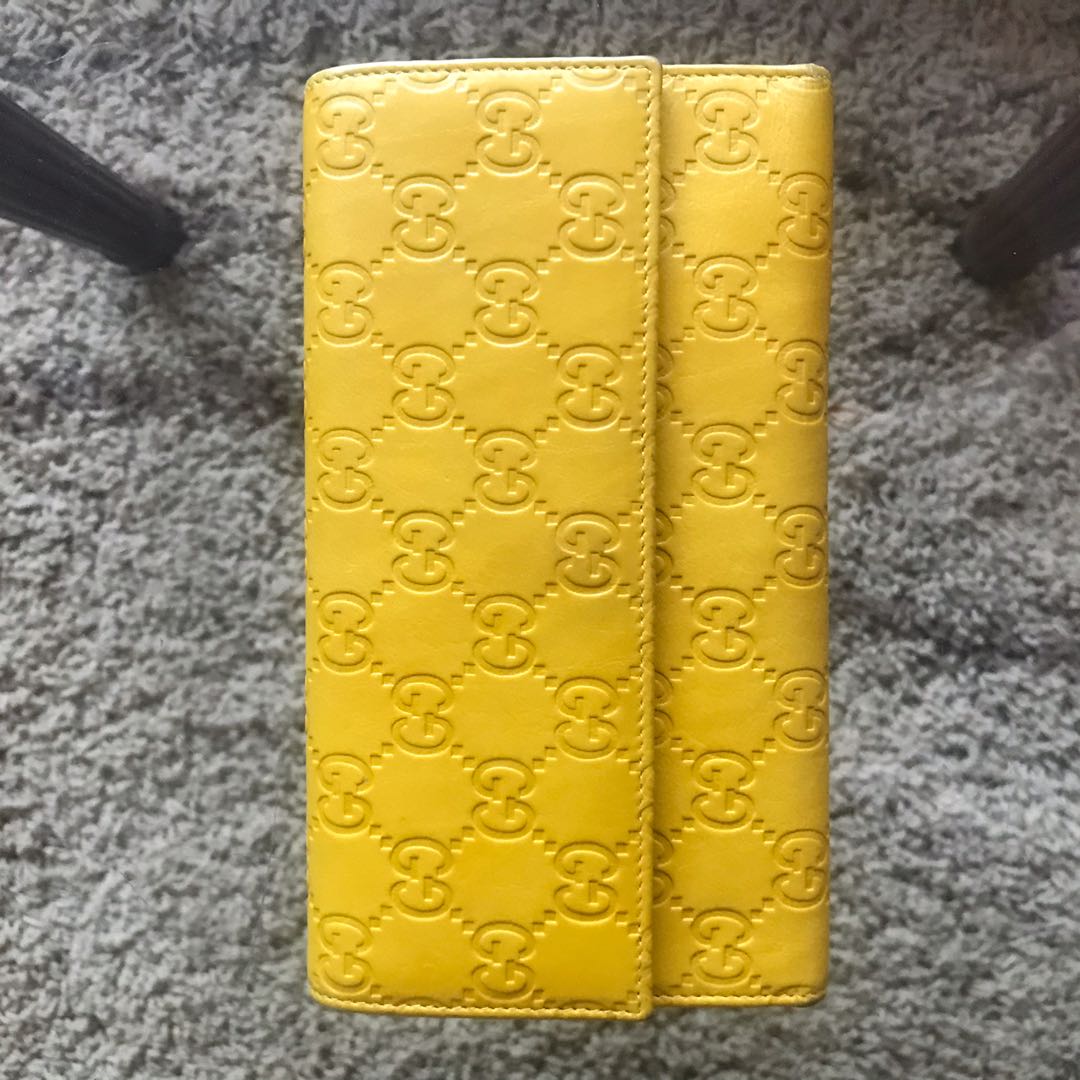 Authentic Gucci long wallet, Luxury, Bags & Wallets on Carousell