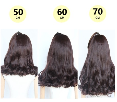 Hair Extension Black 70cm Women s Fashion Watches Accessories